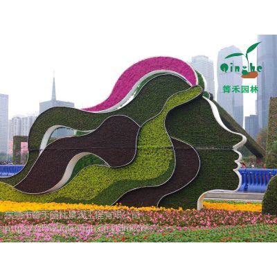 廣東清遠(yuǎn)植物綠雕工廠定做茂名立體花壇室外景觀工程施工